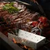 IPRee Stainless Steel Smoked Box Barbecue Sawdust Smoked Box Adds Smoked Barbecue Flavor To Gas Or Charcoal Grills