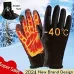 Winter Cycling Gloves Waterproof Outdoor Sports Running Motorcycle Touch Screen Unisex Non-slip Warm Full Finger Gloves