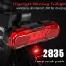 1PUSB Rechargeable Bike light COB LEMTB Bike Tail light Bicycle Safety Warning Cycling Light Rear Lamp Bicycle Accessories