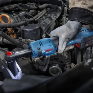 GRC 18V-60 for Bosch Cordless Ratchet Wrench 60 N.m. Torque 400RPM Brushless Motor Compact Design Adjustable Modes M5 to M12 Bolts Long Neck Ideal for Tight Spaces