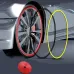 8M Universal Car Hubcap Wheel Rim Protector Stickers Anti-Scratch Anti-Scuff Auto Tire Rim Plated Strip Protective Decoration