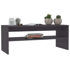 Coffee Table Gray 39.4"x15.7"x15.7" Chipboard