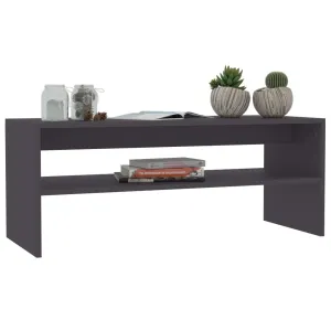 Coffee Table Gray 39.4"x15.7"x15.7" Chipboard
