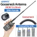 ABBREE AR-166 SMA-Female Gooseneck Antenna UHF VHF 39cm Flexible 360 Bending High Gain Signal Booster for Ham Radio Walkie Talkie Baofeng