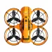 A21 PRO Mechanical Armor Style WiFi FPV with Dual Camera 180 Electrically Adjustable Optical Flow Hover Brushless Circle Fully Enclosed Protection Kids Gifts 2.4G 4CH 6-Axis Remote Control RC Toys Drone Quadcopter RTF