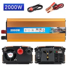 12V/24V to 220V 500W / 1000W / 1500W / 2000W Peak Power Home Car Outdoor Modified Sine Wave Inverter Car Power Inverter