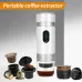 Comfook 3-in-1 Portable Electric Espresso Coffee Maker Cordless Coffee Machine With Digital Display Suitable For RV, Hiking, Office