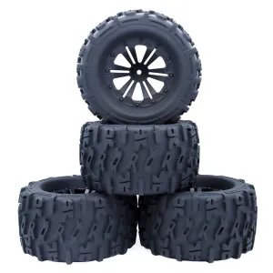 4PCS ZD Racing 1/10 Truck Universal Wheel Tire for HPI HSP Savage XS TM Flux RC Car Parts