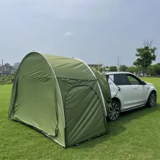 Xmund Camping Car Rear Tent Outdoor Car Trunk Tent with Canopy Car Trunk Extension Tent Sunshine-Proof Camping Equipmen