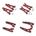 8pcs Upgrade Parts For MJX H16 16207 16208 16209 16210 Metal Front and Rear Upper Lower Suspension Arm Set 1/16 RC Car