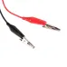 2pcs 110cm BNC Q9 to Dual Alligator Clip Oscilloscope Test Probe Leads