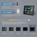Digital Weather Station Alarm Clock Wireless Indoor Outdoor Thermometer with Atomic Clock Forecast Station with Calendar and Adjustable Backlight