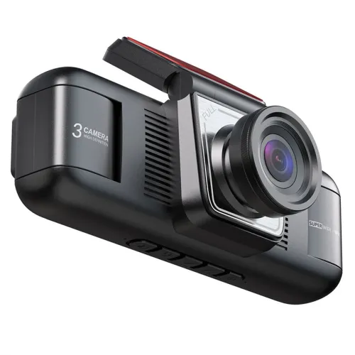 2Inch IPS Screen Dash Camera 4 Channel 1080P HD Driving Recorder Loop Recording G-Sensor Wide Angle Coverage