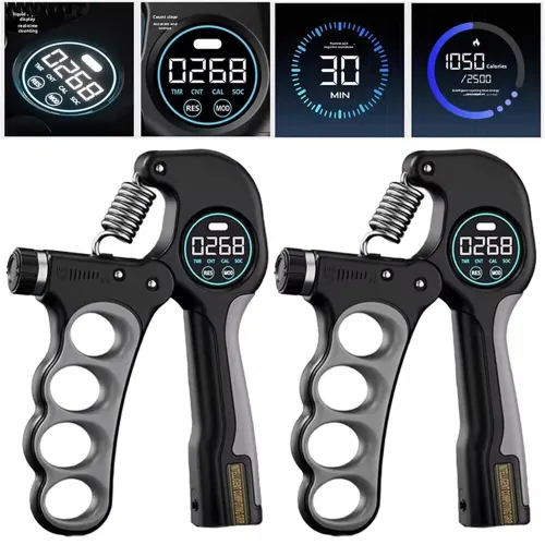 KALOA5-100Kg Adjustable Heavy Hand Grip Exercise Strengthener Gripper Finger Expander Arm Wrist Forearm Trainers Fitness Steel Spring