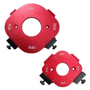 4 in 1 Woodworking Round Corner Positioning Mold Durable Precision Shaping Tool Efficient Cutting Trimming