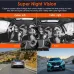 3 Inch IPS Screen 4 Lens Car Dashboard DVR Dash Camera Wifi Infrared Night Vision G-sensor 1920x1080P Video Resolution