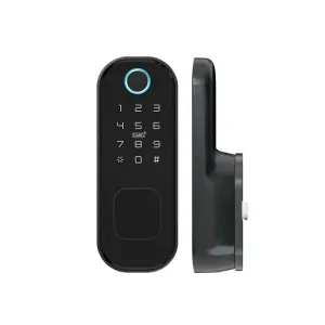 R5 Tuya Smart WiFi Lock Fingerprint APP Password IC Card Key Unlock Electronic Door Lock for Home Safety