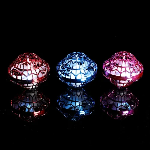 UFO Magic Spin Suspension Ball Magic Sphere Fingertip Gyroscope Flying Saucer Aircraft