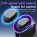 IPRee Mini Cooling Fan Silent Portable Bladeless Fan 100 Level Desktop Fan USB Rechargeable Digital Display High-Speed Circulating Fan