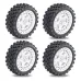 4PCS Upgraded Tires Wheel Rims for Arrma 1/18 2S Typhon Grom RC Cars Vehicles Models Spare Parts Accessories