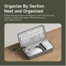 HAGiBiS Digital Storage Bag Portable Travel Pack Hard Shell Electronic Organizer Bag Pouch Carry Case for Cable Charger Mouse Power Bank