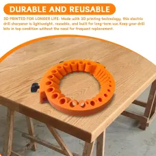 Universal Drill Bit Sharpener Attachment Plastic 2-13mm Large Angle Milling Manual Tool Enhanced Cutting Efficiency Portable and Lightweight