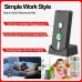 2.4Ghz Wireless Voice Caller Long Distance Audio Door Phone Intercom 500m Range Two Way Call Auto Answer 1000mAh Battery Emergency Button Home Security for Children Elderly people