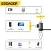 ESSAGER ES-OTG33 2-in-1 OTG Adapter Type-C to iP/Micro USB 3A Fast Charging Data Sync for iPhone/iPad Android Phones