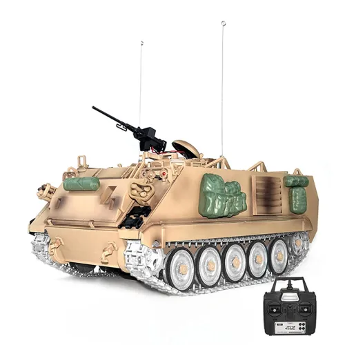 Tongde Model M113A2 RTR 1/16 2.4G RC Battle Tank Smoke Sound Shooting LED Light Simulated Vehicles Model RTR Toys