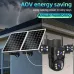 Guudgo 2MP+2MP+2MP+2MP Four Lens Solar Camera 5X Zoom 4G AOV Outdoor Security Camera 360 Degree Smart Night Vision Waterproof Camera