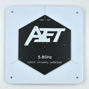 AET 5.8GHz 17dBi Directional Circular Polarized FPV Antenna for Long Rang RC Drone Airplane