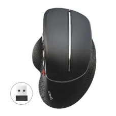 HXSJ T32 2.4G Wireless Vertical Gaming Mouse 1200-4800 DPI Aluminum Side Roller 6 Keys Ergonomic Design Anti Mouse Hand Gamer Mice for PC Laptop Computer