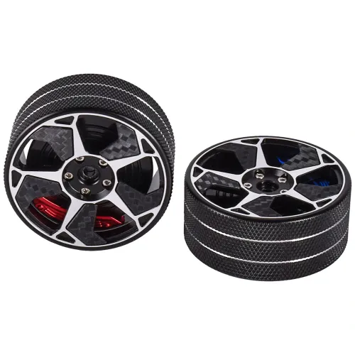 DUMBORC Remote Control Metal Handwheel Steering Wheel for X6 X6PM X10P Flysky NB4 Transmitter Replacement Parts DIY Accessory