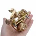 Microcosm OKMO Micro Scale M2B Twin Cylinder Marine Steam Engine Model Stirling Engine Gift Collection