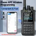 BinTolk BT8000 10W Multi Band Radio Walkie Talkie 256 Channels Type-C Charging Bluetooth Frequency APP Programming Wireless Copy Frequency AM FM NOAA Weather Alert Two Way Radio