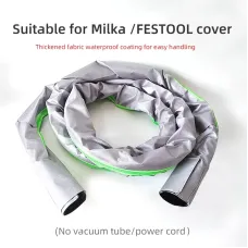 3.5m Dust Extractor Hose Sleeve Fits For Mirka Festool Vacuum Hose Cover Grey and Green Color Only Sleeve