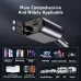 Retractable Car Charger 60W 4 in 1 Super Fast Charge Car Phone Charger Retractable Cables with 2 USB Ports Car Charger Adapter for iPhone 15/14/13/12 Pro Max