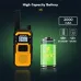 2Pcs Retevis RB48 RB648 Heavy Duty Industrial Walkie Talkie IP67 Waterproof USB Type-C Charger Dual PTTVOX PMR446 FRS Two Way Radio for Construction