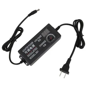3-24V 3A 72W High Power Adjustable Power Supply Regulating Voltage And Speed Switching Power Supply Temperature Dimming Adapter EU/US/UK/AU