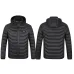 TENGOO HZ-23 23 Zones Heated Jacket - Four-control, USB Charging, Smart Thermal Warm Jacket Uniex Heated Hooded Coat Outdoor Sportswear