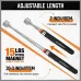 5-Piece Magnetic Pickup Tools Set Telescoping Rust-Proof 15LB 10LB 3LB 1.5LB Magnet Sticks Tray for Mechanics Automotive DIY Gifts
