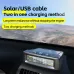 Solar Car TPMS Tire Pressure Monitoring System Automatic Safety Alarm System Tire Temperature Monitoring with 6 Sensors for Truck RV
