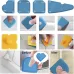 Caulking Tool 5 in 1 Silicone Caulking Grout Removal Sealant Finishing Tool with Grout Scraper 6 Exchange Silicone Pads