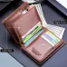 BULLCAPTAIN Men's Genuine Leather Wallet Multi Card Bag Large Capacity Bifold Wallet Credit Card Holder Multi Card Slots Coin Purse Money Clip Wallet for Men