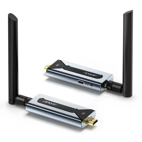 EDUP 1080P Wireless HD Transmitter and Receiver 150M Long Range Wireless HD Extender Kit Safe Plug and Play Fast Screen Sharing