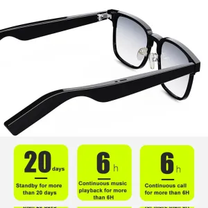 KX31 TWS bluetooth Music Glasses Earphone bluetooth Call HiFi Stereo ACC Audio Anti Blue Light Eyes Protection Waterproof Smart Audio Glasses