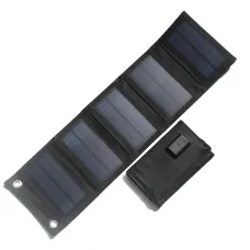 7.5W Solar Folding Bag 5V 1.5A Max USB Outdoor Cell Phone Portable Solar Charger Charging Board