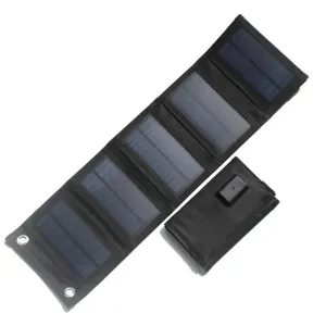 7.5W Solar Folding Bag 5V 1.5A Max USB Outdoor Cell Phone Portable Solar Charger Charging Board
