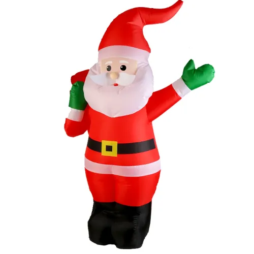 D020 2.4G RC Car Santa Claus Merry Christmas Electric Remote Control One Key Inflatable Sound Music 360 Turning Rechargeable Vehicles Models Toys