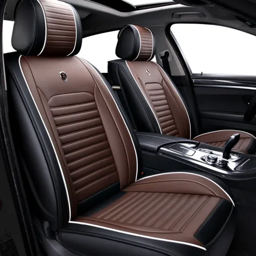 Universal Full Car Front Seat Mat Covers PU Leather Breathable Cushion Pad